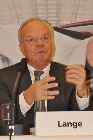 Volker Lange, Praesident des Verbandes der Internationalen